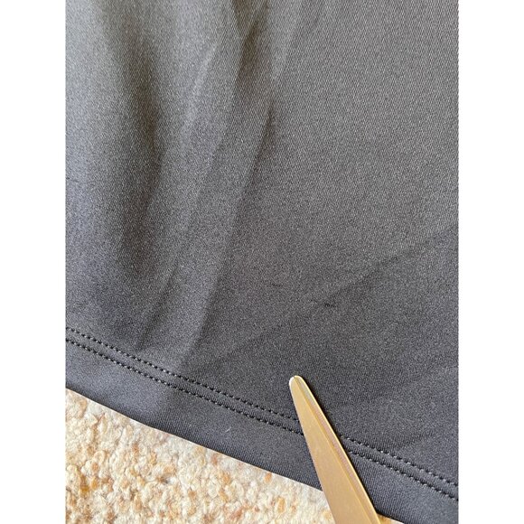 DKNY Y2LK Trrack Pants Womens Medium Black Logo Flare Hem City Athleisure - Picture 4 of 11